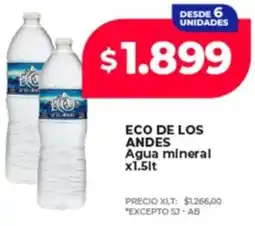 Supermayorista Vital ECO DE LOS ANDES Agua mineral oferta
