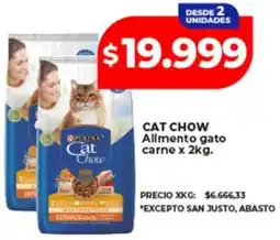 Supermayorista Vital Cat chow alimento gato carne oferta