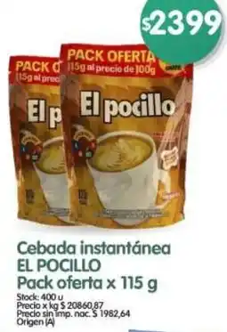 Supermercados Buenos Días El pocillo cebada instantánea pack oferta oferta