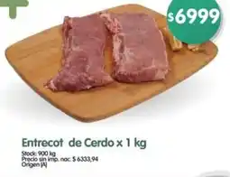 Supermercados Buenos Días Entrecot de cerdo oferta