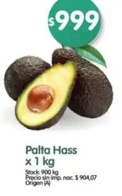 Supermercados Buenos Días Palta hass oferta