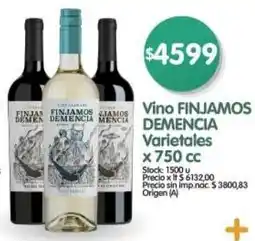 Supermercados Buenos Días Finjamos demencia vino varietales oferta