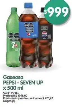 Supermercados Buenos Días Pepsi-seven up gaseosa oferta