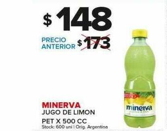 Carrefour Maxi Minerva Jugo De Limon oferta
