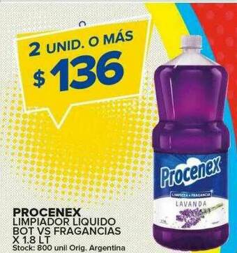 Carrefour Maxi Procenex Limpiador Liquido Bot Vs Fragancias oferta