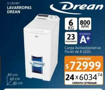 Cetrogar Lavarropas Drean oferta