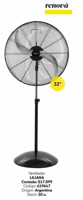Coppel Ventilador Liliana oferta