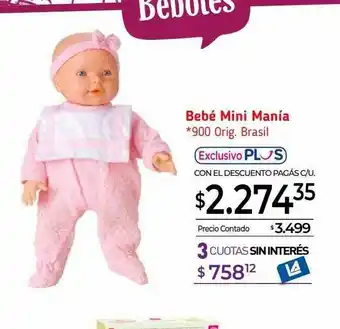 La Anonima Bebé Mini Manía oferta