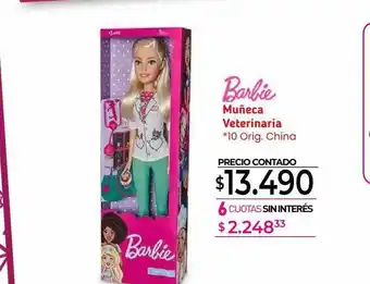 La Anonima Barbie Muñeca Veterinaria oferta