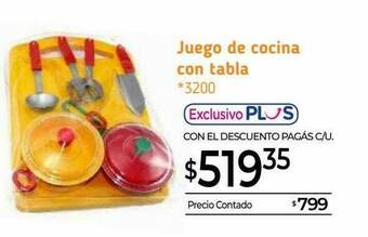 La Anonima Juego De Cocina Con Tabla oferta