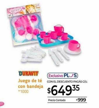 La Anonima Duravit Juego De Té Con Bandeja oferta