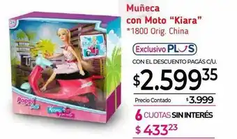 La Anonima Muñeca Con Moto oferta
