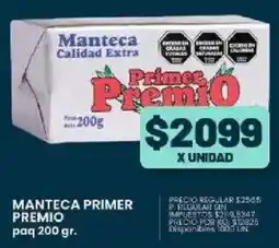 Supermercados Vea Manteca primer premio paq oferta