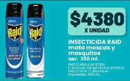 Supermercados Vea Raid insecticida mata moscas y mosquitos aer. oferta