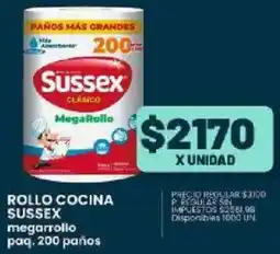 Supermercados Vea Sussex rollo cocina megarrollo paq. oferta