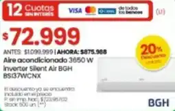 Changomas Bgh aire acondicionado inverter silent oferta