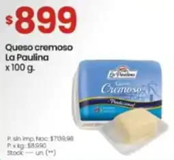 Changomas La paulina queso cremoso oferta