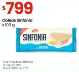 Changomas Sinfonía obleas oferta