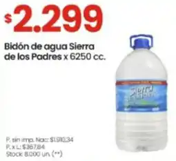 Changomas Sierra de los padres bidón de agua oferta