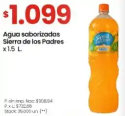 Changomas Sierra de los padres agua saborizadas oferta