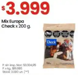 Changomas Check mix europa oferta