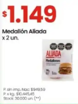 Changomas Aliada medallón oferta