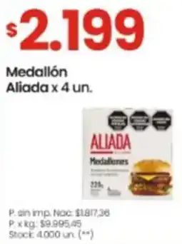 Changomas Aliada medallón oferta