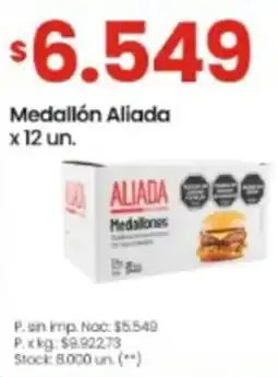 Changomas Aliada medallón oferta