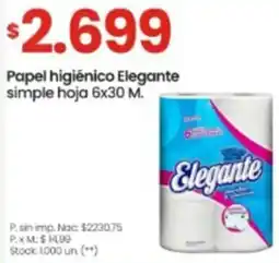 Changomas Elegante papel higiénico simple hoja oferta