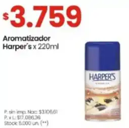 Changomas Harper's aromatizador oferta