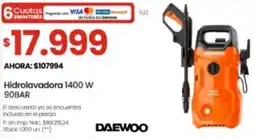 Changomas Daewoo hidrolavadora oferta