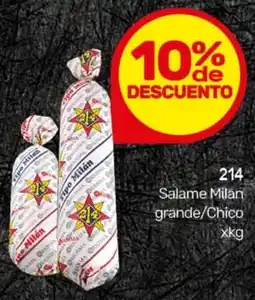 Nini Mayorista 214 salame milan grande/chico oferta