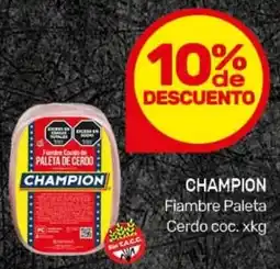 Nini Mayorista Champion fiambre paleta cerdo coc. oferta