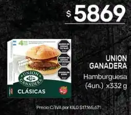 Nini Mayorista Union ganadera hamburguesa oferta