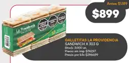 Supermercados Tadicor La providencia galletitas sandwich oferta