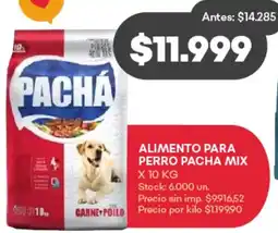Supermercados Tadicor Pachá alimento para perro mix oferta