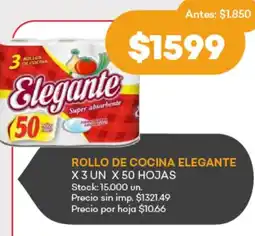 Supermercados Tadicor Elegante rollo de cocina oferta