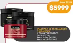 Supermercados Tadicor Tresemmé máscara de tratamiento variedades oferta