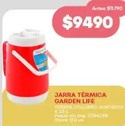 Supermercados Tadicor Jarra térmica garden life terere colores surtidos oferta