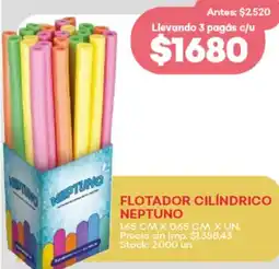 Supermercados Tadicor Flotador cilindrico neptuno oferta