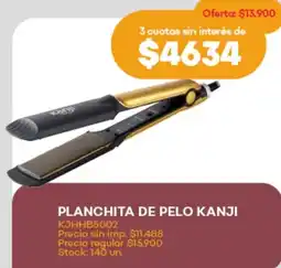 Supermercados Tadicor Kanji planchita de pelo oferta