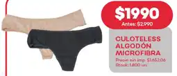 Supermercados Tadicor Culoteless algodón microfibra oferta