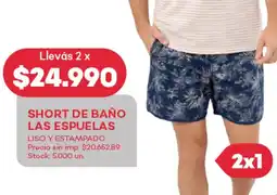 Supermercados Tadicor Short de baño las espuelas liso y estampado oferta