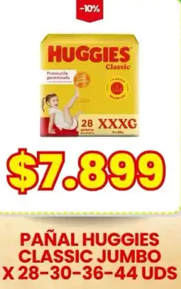 Autoservicio Capo Huggies pañal classic jumbo oferta