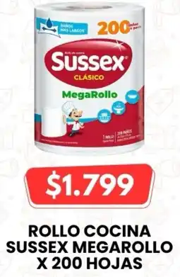 Autoservicio Capo Sussex rollo cocina megarollo oferta