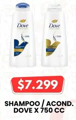 Autoservicio Capo Dove shampoo /acond. oferta