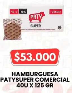 Autoservicio Capo Patysuper hamburguesa comercial oferta