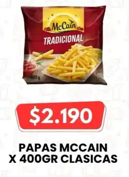 Autoservicio Capo Mccain papas clasicas oferta