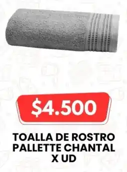 Autoservicio Capo Toalla de rostro pallette chantal oferta