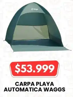 Autoservicio Capo Waggs carpa playa automatica oferta